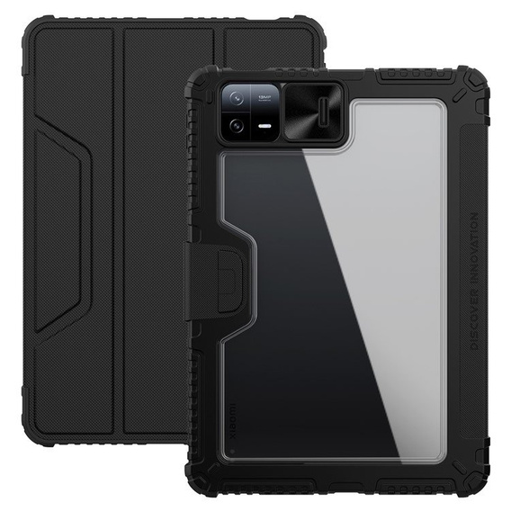 Etui Nillkin do Xiaomi Pad 6 / 6 Pro, z miejscem na rysik, czarne
