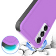 Etui pancerne do Samsung Galaxy A05s 4G, Dual Shockproof, fioletowe