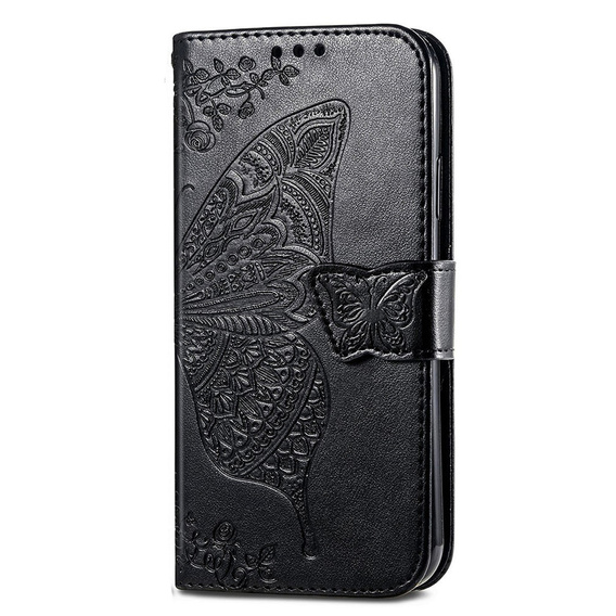 Etui z klapką do Oppo A38 4G / Oppo A18 4G, Butterfly, czarne