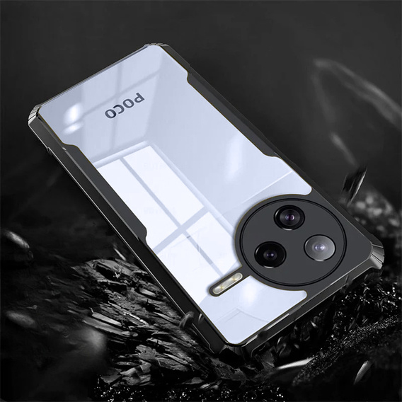 Etui do Xiaomi Poco F7 Pro, AntiDrop Hybrid, czarne