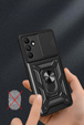 Etui pancerne do Samsung Galaxy M15 5G, CamShield Slide, czarne