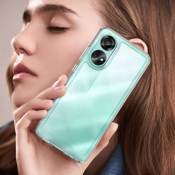 Etui do Oppo A58 4G, Fusion Hybrid, przezroczyste