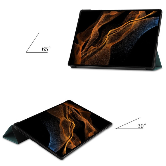 Etui do Samsung Galaxy Tab S9 Ultra, Smartcase, zielone