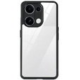 Etui do Xiaomi Redmi Note 13 Pro 4G / Xiaomi Redmi Note 14S / Xiaomi Poco M6 Pro 4G, Fusion Hybrid, z ochroną aparatu, przezroczyste / czarne