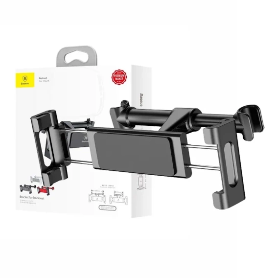 Uchwyt do tabletu Baseus na zagłówek samochodowy - czarny