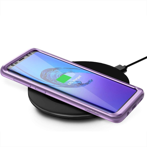 Etui do Samsung Galaxy S9, Suritch Full Body, fioletowe