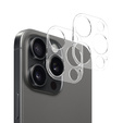 2x Szkło hartowane na aparat ERBORD do iPhone 15 Pro / 15 Pro Max, przezroczyste