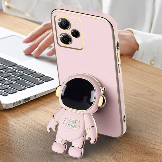 Etui do Xiaomi Poco F6, Astronaut, różowe