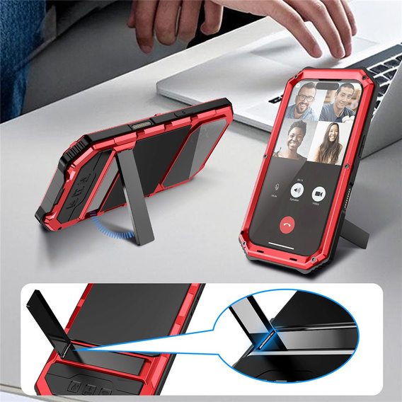 Etui pancerne z podstawką R-JUST do iPhone 17