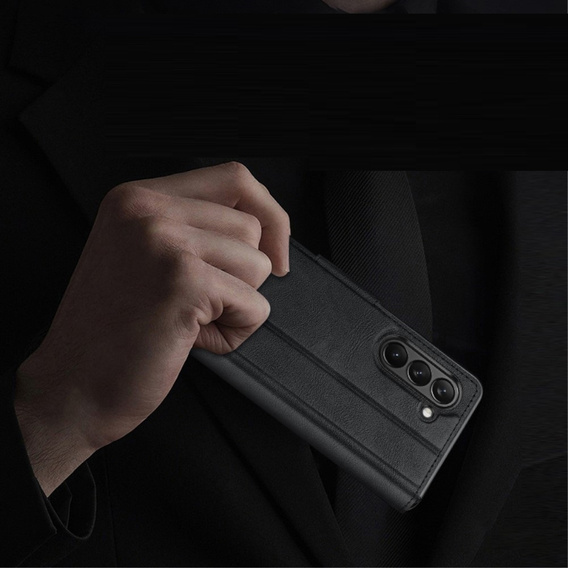 Etui z klapką do Samsung Galaxy Z Fold6 5G, Wallet, czarne