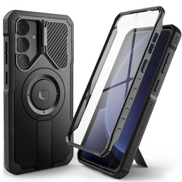 Etui Tech-Protect do Samsung Galaxy S25, Kevlar MagSafe+, Czarne
