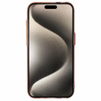 Etui do iPhone 15 Pro, Carbon Fiber MagSafe, żółte