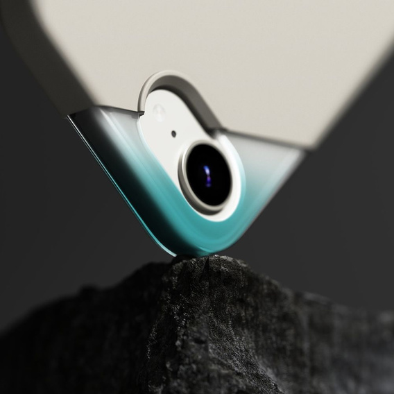 Etui Ringke do iPhone 16E, Silicone MagSafe, Szare + Szkło Hartowane 9H
