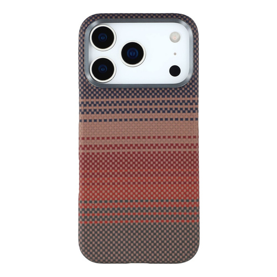 Etui do iPhone 17 Pro, Aramid Fiber, do MagSafe, cienkie i lekkie, żółte