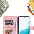 Etui z klapką do Samsung Galaxy A54 5G, Mandala, różowe rose gold