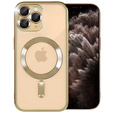 Etui do iPhone 11 Pro, Electro MagSafe, złote + Szkło na ekran