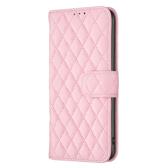Etui z klapką do Oppo A17, Wallet, BINFEN COLOR, różowe