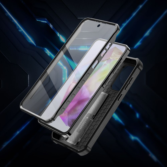 Etui Tech-Protect do Samsung Galaxy A36 5G, Kevlar Cam+, Czarne