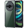 Etui do Xiaomi Redmi A3, z blaszką magnetyczne, przezroczyste / czarne