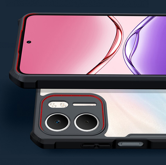 Etui do Oppo A5x, AntiDrop Hybrid, czarne