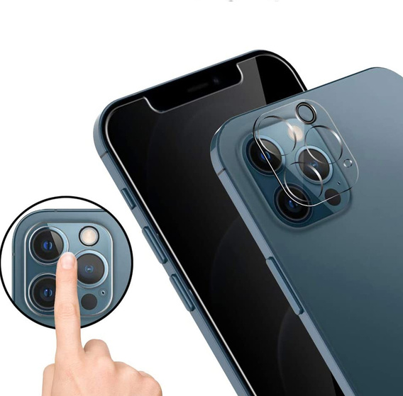 2x Szkło hartowane na aparat ERBORD do iPhone 13 Pro, przezroczyste
