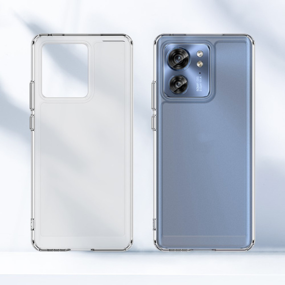 Etui do Motorola Edge 40, Fusion Hybrid, przezroczyste