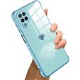 Etui do Samsung Galaxy A12 / M12 / A12 2021, Electro heart, niebieskie