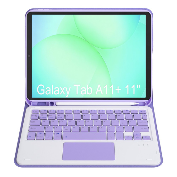 Etui z klawiaturą Bluetooth i touchpadem do Samsung Galaxy Tab A11+