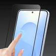 Szkło Hartowane 3D do Samsung Galaxy S25, czarna ramka