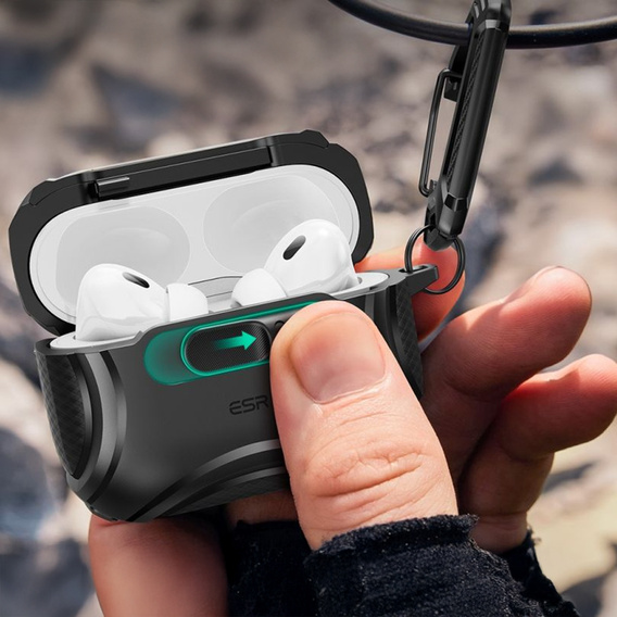 Etui na słuchawki z MagSafe ESR Cyber FlickLock do Apple AirPods Pro 3
