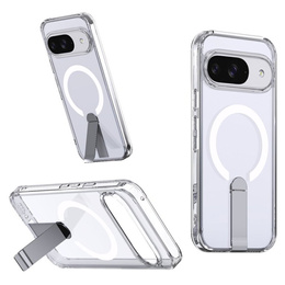 Etui Fusion Hybrid do Google Pixel 10 / 10 Pro, do MagSafe, z podstawką, przezroczyste