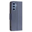 Etui z klapką do Samsung Galaxy A54 5G, Wallet Litchi Magnet, granatowe