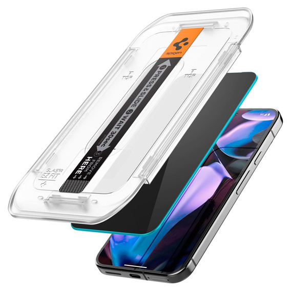 Spigen Glas.TR "EZ FIT" HD Szkło Hartowane prywatyzujące do Google Pixel 9/9 Pro (2 szt.)