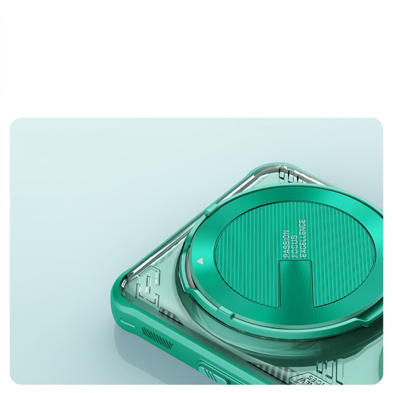 Etui do Xiaomi 15 Ultra, pancerne Nillkin, Icelade Prop, do Magsafe, zielone
