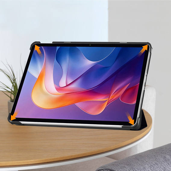 Etui z klapką z napisem Don't Touch Me do Xiaomi Redmi Pad 2