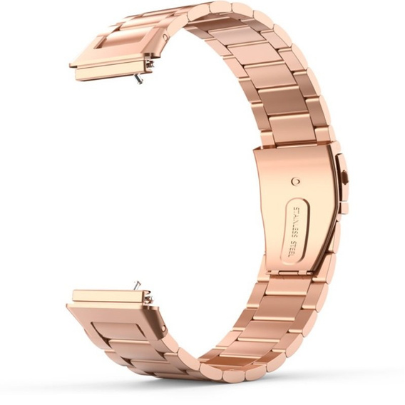 Bransoleta Stalowa do Huawei Band 7, Różowe złoto