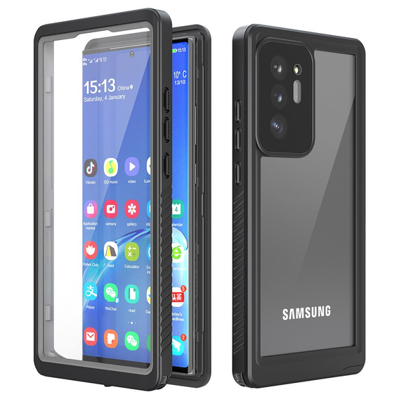 Etui Wodoodporne IP68 do Samsung Galaxy Note 20 Ultra, czarne