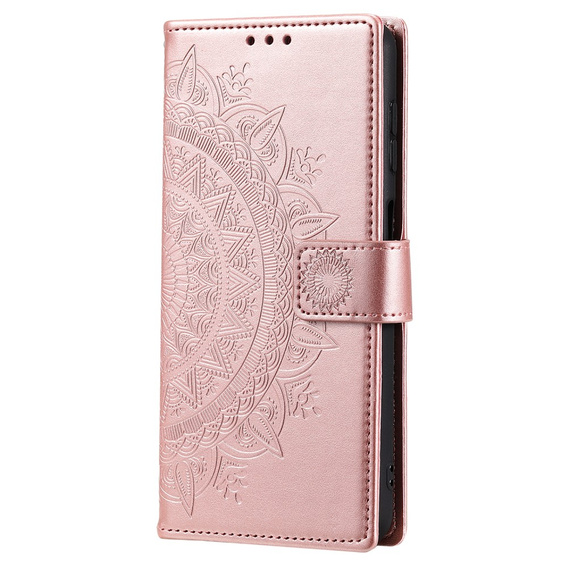 Etui z klapką do Samsung Galaxy A05s 4G, Mandala, różowe