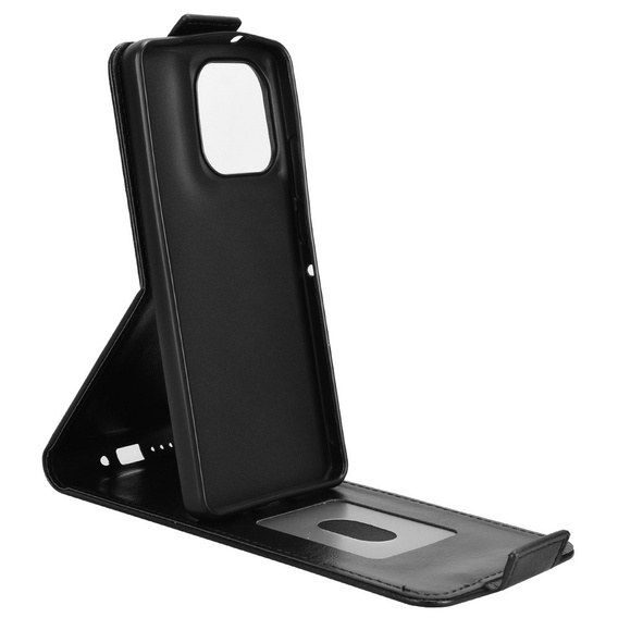 Etui z klapką do Xiaomi Redmi 15 5G / 4G, Flip Case, czarne