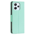 Etui z klapką do Xiaomi Redmi 12 4G, Wallet Litchi Magnet, zielone