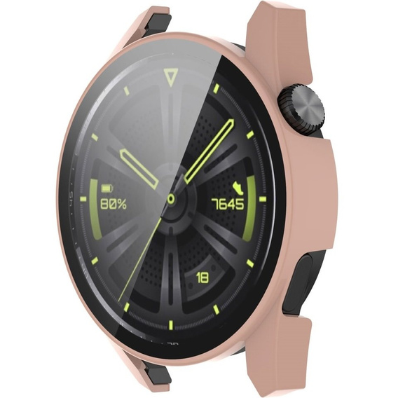 2w1 Etui + Szkło hartowane do Huawei Watch GT 3 46mm, Różowe
