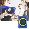 Etui pancerne do Samsung Galaxy Tab S9 Ultra, ochronne 360 z miejscem na rysik, Niebieskie / Czarne