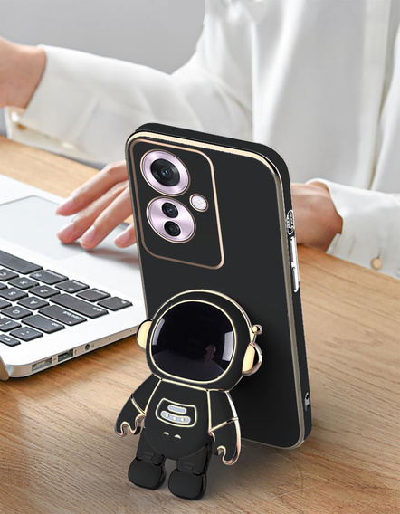 Etui do Oppo Reno 11F 5G, Astronaut, czarne