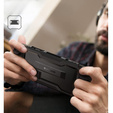 Zestaw Etui Dexnor do Steam Deck, Rugged, Czarne + Szkło Spigen