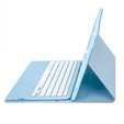 Etui z Klawiaturą Bluetooth do Samsung Galaxy Tab S10 FE+ X620 / X626B - niebieskie