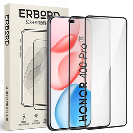2x Szkło Hartowane ERBORD 3D do Honor 400 Pro 5G – ochrona całego ekranu