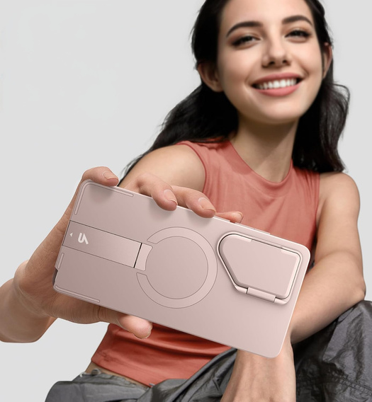 Etui do Samsung Galaxy S25 Ultra, Suritch Shockproof, do MagSafe, różowe