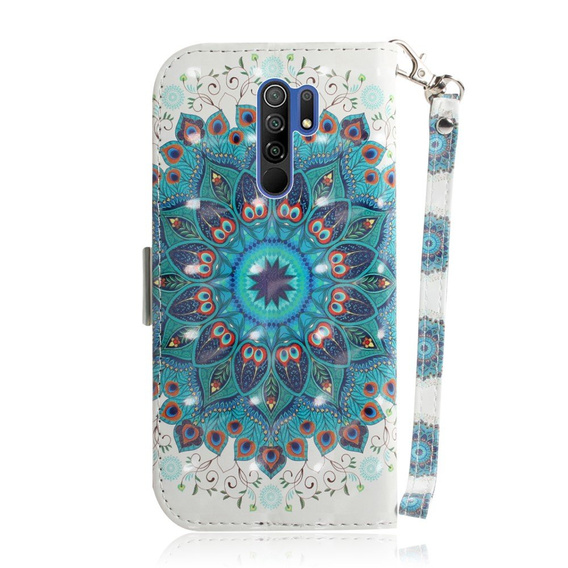 Etui z klapką do Xiaomi Redmi 9, Wallet, Mandala Flower