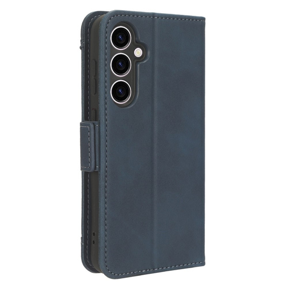 Etui z klapką do Samsung Galaxy S23 FE, Card Slot, niebieskie