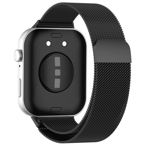 Bransoleta Milanese do Huawei Watch Fit 4 / 4 Pro / 3, Czarna